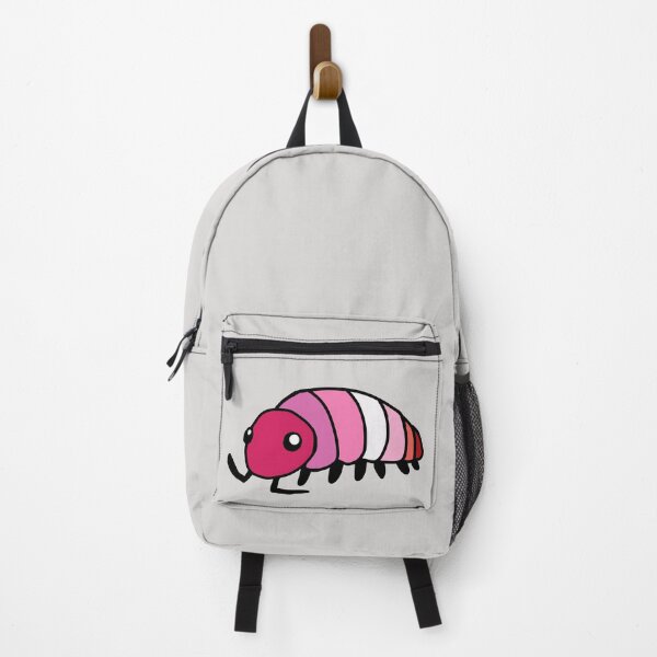 Item preview, Pride Flag Lesbian Isopod Woodlouse designed and sold by doodledont.
