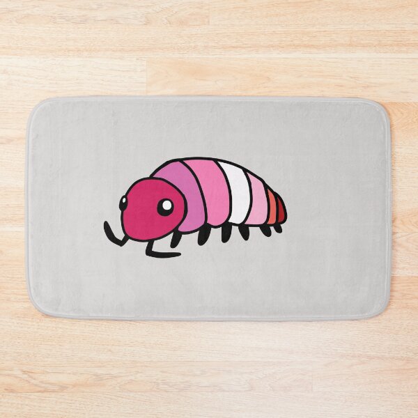 Item preview, Pride Flag Lesbian Isopod Woodlouse designed and sold by doodledont.