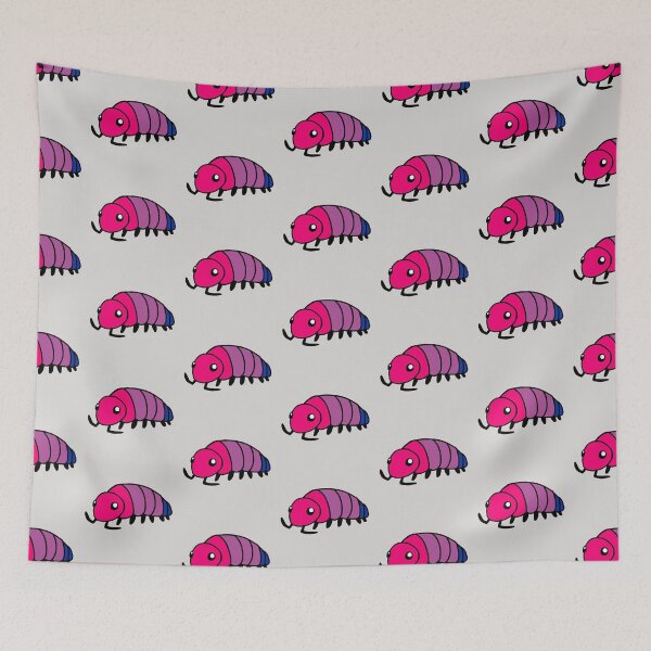 Item preview, Pride Flag Bisexual Isopod Woodlouse designed and sold by doodledont.