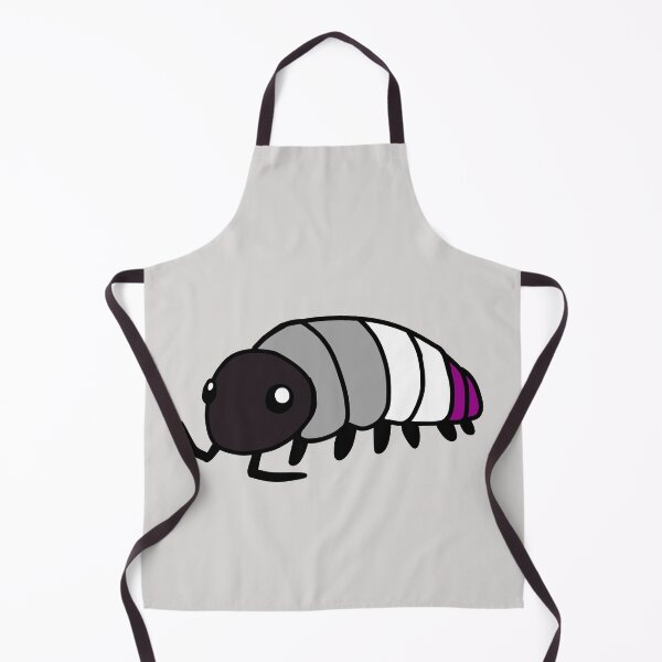 Item preview, Pride Flag Asexual Isopod Woodlouse designed and sold by doodledont.