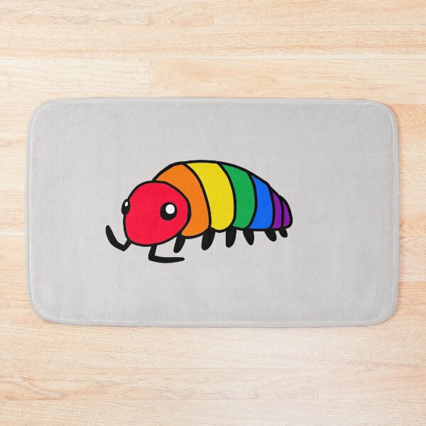 Item preview, Pride Flag LGBT Isopod Woodlouse designed and sold by doodledont.