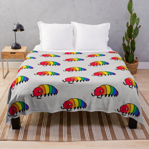 Item preview, Pride Flag LGBT Isopod Woodlouse designed and sold by doodledont.