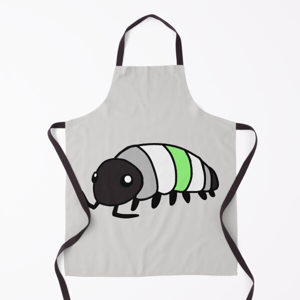 Item preview, Pride Flag Agender Isopod Woodlouse designed and sold by doodledont.