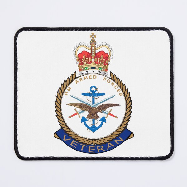 Item preview, British Armed Forces MOD Veterans UK (pin badge) designed and sold by LaughingProf.