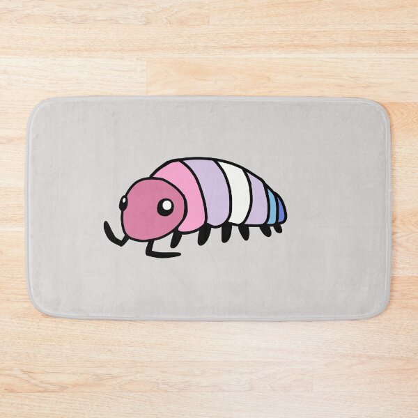 Item preview, Pride Flag Bigender Isopod Woodlouse designed and sold by doodledont.