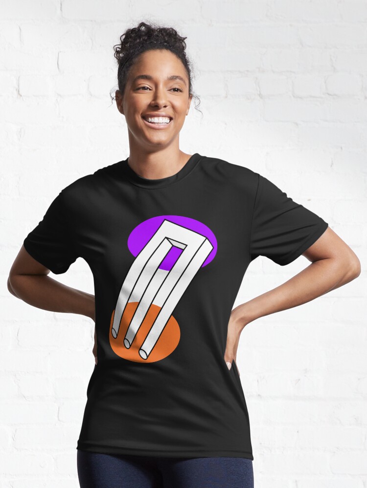 Imagen 6 de 7, Camiseta deportiva con la obra Ilusión óptica Horquilla imposible, diseñada y vendida por indiranoizia.