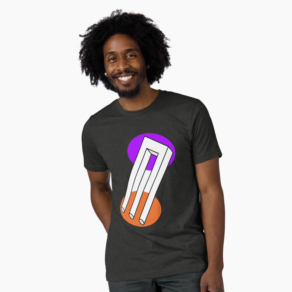 Vista previa del artículo con la obra «Camiseta de tejido mixto», diseñado y vendido por indiranoizia.