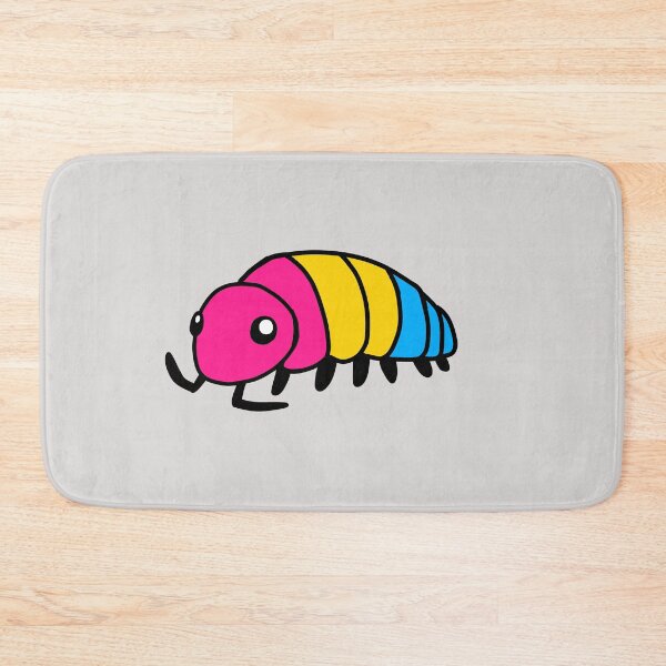 Item preview, Pride Flag Pan Isopod Woodlouse designed and sold by doodledont.
