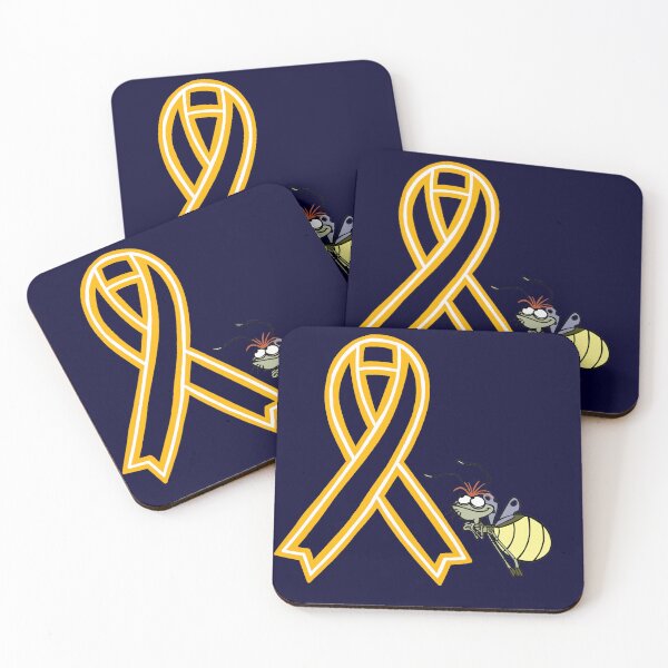 Item preview, Firefly gazing at Awareness Ribbon (Yellow) designed and sold by CaitlynConnor.