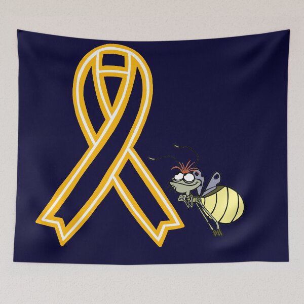 Item preview, Firefly gazing at Awareness Ribbon (Yellow) designed and sold by CaitlynConnor.