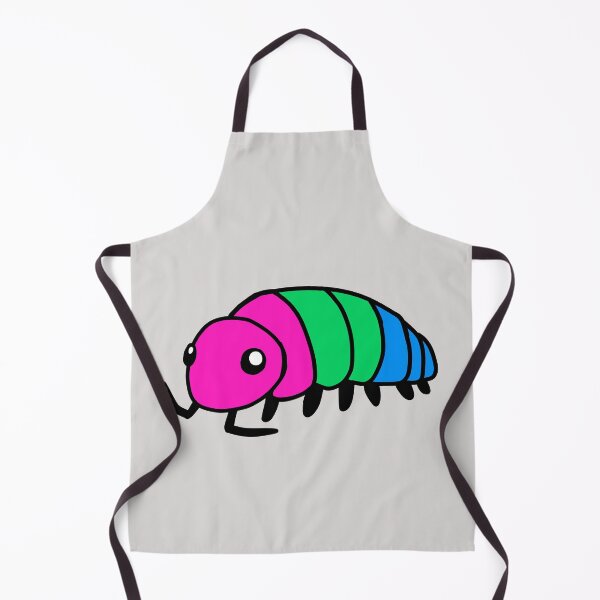 Item preview, Pride Flag Poly Isopod Woodlouse designed and sold by doodledont.