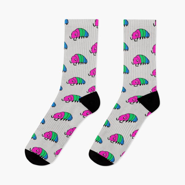 Item preview, Pride Flag Poly Isopod Woodlouse designed and sold by doodledont.