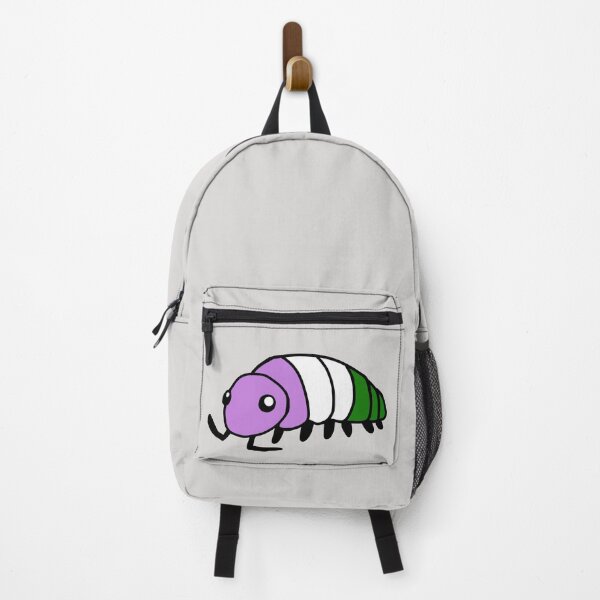 Item preview, Pride Flag Genderqueer Isopod Woodlouse designed and sold by doodledont.