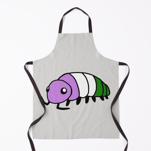 Item preview, Pride Flag Genderqueer Isopod Woodlouse designed and sold by doodledont.