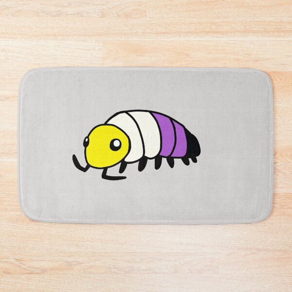 Item preview, Pride Flag Nonbinary Isopod Woodlouse designed and sold by doodledont.