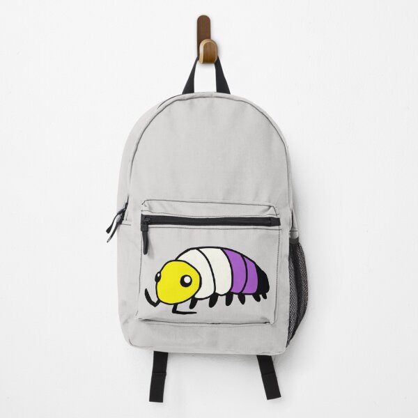 Item preview, Pride Flag Nonbinary Isopod Woodlouse designed and sold by doodledont.