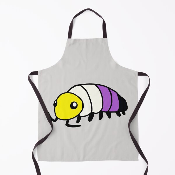 Item preview, Pride Flag Nonbinary Isopod Woodlouse designed and sold by doodledont.