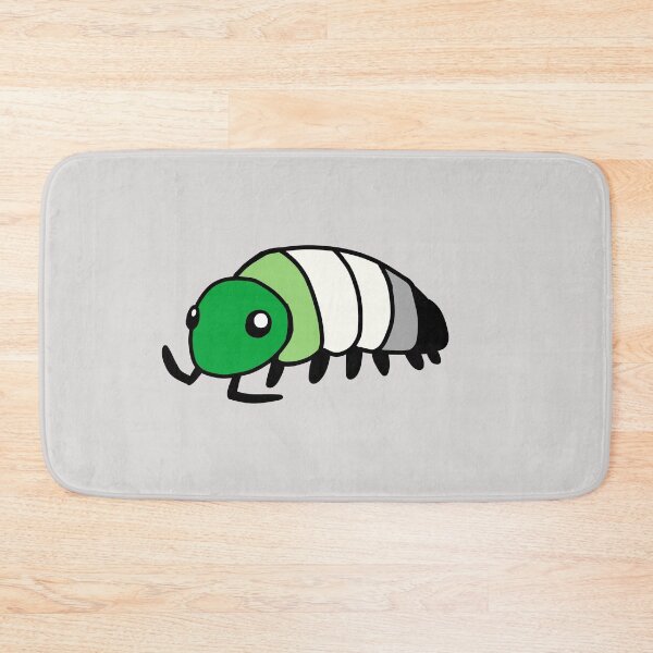Item preview, Pride Flag Aromantic Isopod Woodlouse designed and sold by doodledont.