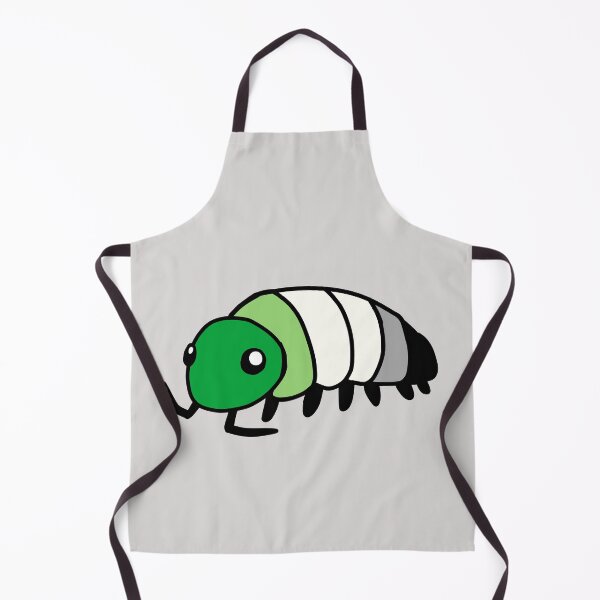 Item preview, Pride Flag Aromantic Isopod Woodlouse designed and sold by doodledont.