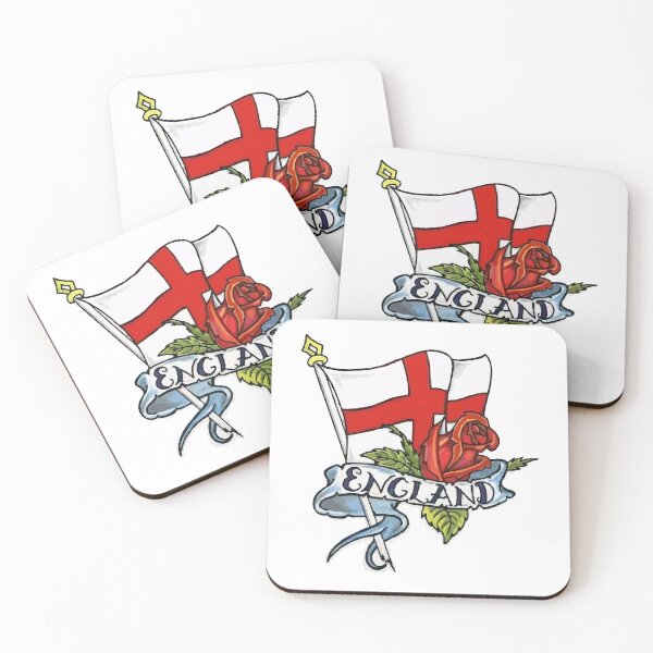Item preview, England British flag english rose designed and sold by LaughingProf.