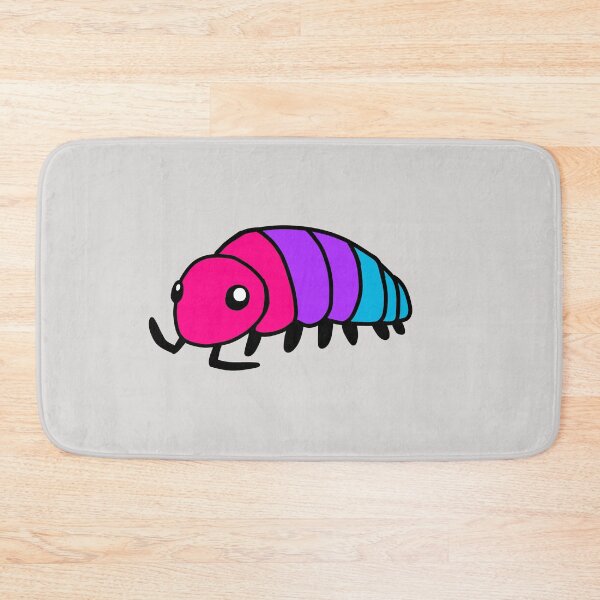 Item preview, Pride Flag Androgynous Isopod Woodlouse designed and sold by doodledont.