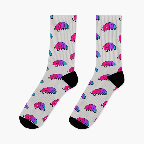 Item preview, Pride Flag Androgynous Isopod Woodlouse designed and sold by doodledont.