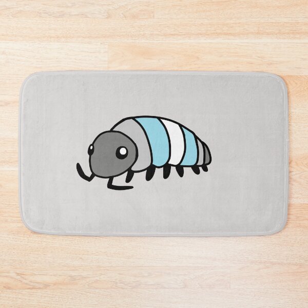 Item preview, Pride Flag Demiboy Isopod Woodlouse designed and sold by doodledont.