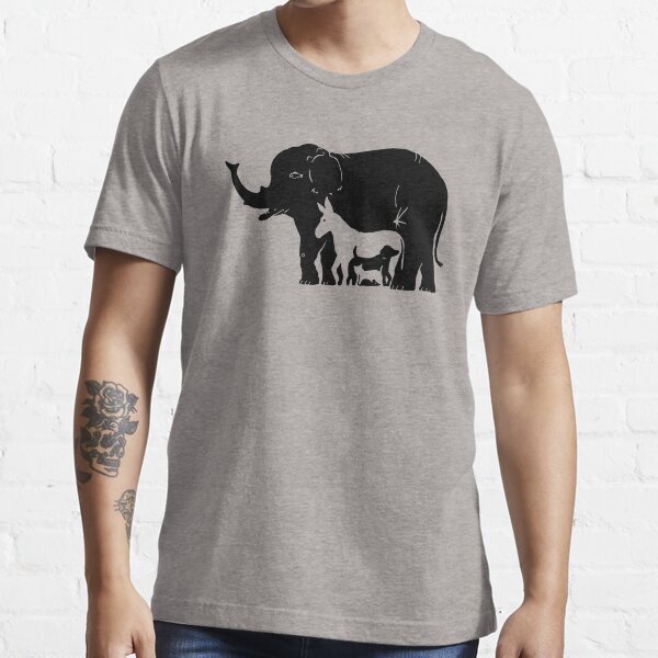 Item preview, Optical Illusions Elephants Animal designed and sold by indiranoizia.