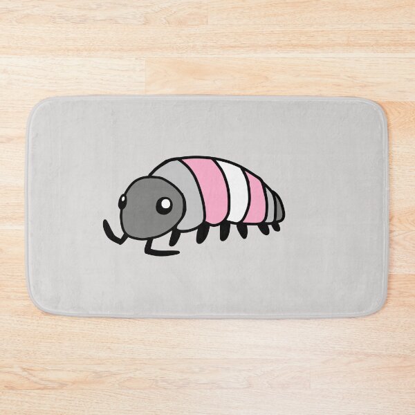 Item preview, Pride Flag Demigirl Isopod Woodlouse designed and sold by doodledont.