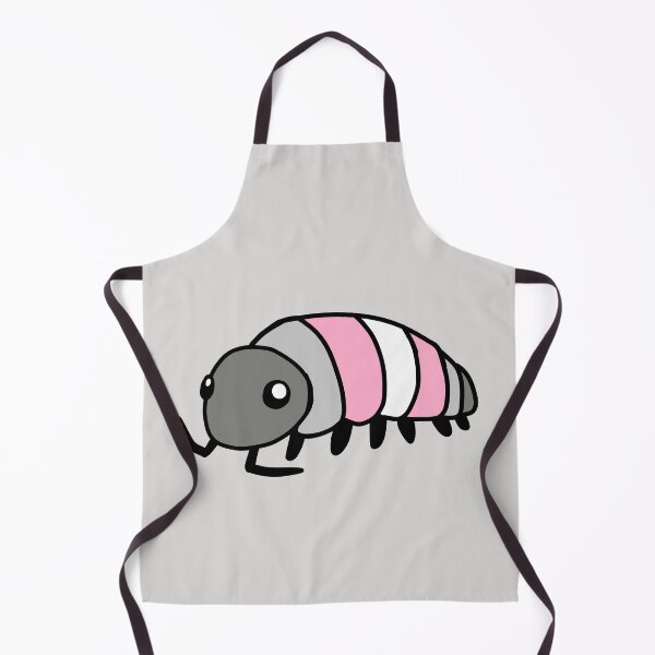 Item preview, Pride Flag Demigirl Isopod Woodlouse designed and sold by doodledont.