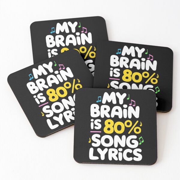 Item preview, My Brain Is 80% Letras de Canciones designed and sold by Alpha555.
