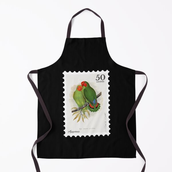 Item preview, West African Love-Bird (Agapornis) Stamp designed and sold by RabbitK.