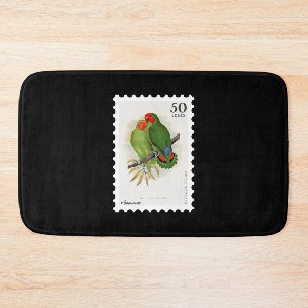 Item preview, West African Love-Bird (Agapornis) Stamp designed and sold by RabbitK.