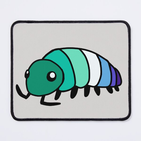 Item preview, Pride Flag Gay Isopod Woodlouse designed and sold by doodledont.
