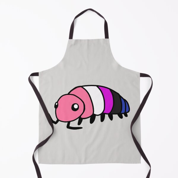 Item preview, Pride Flag Genderfluid Isopod Woodlouse designed and sold by doodledont.