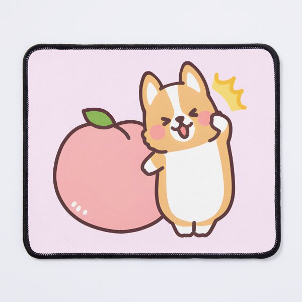 Item preview, Peach - Fruit corgi designed and sold by Kappadog.