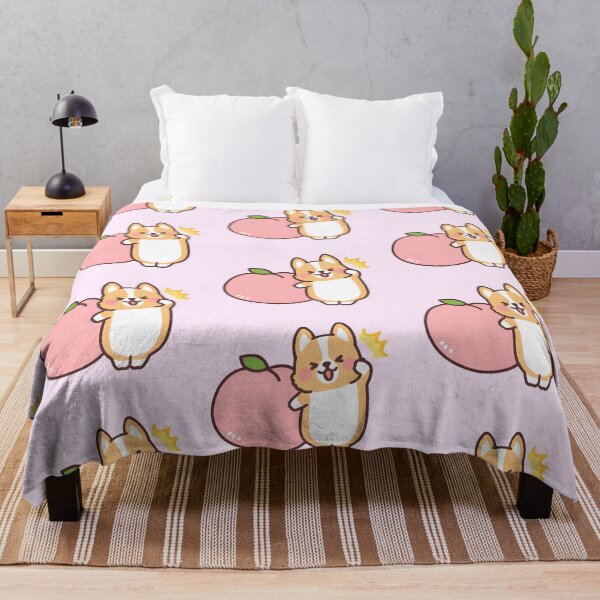 Item preview, Peach - Fruit corgi designed and sold by Kappadog.