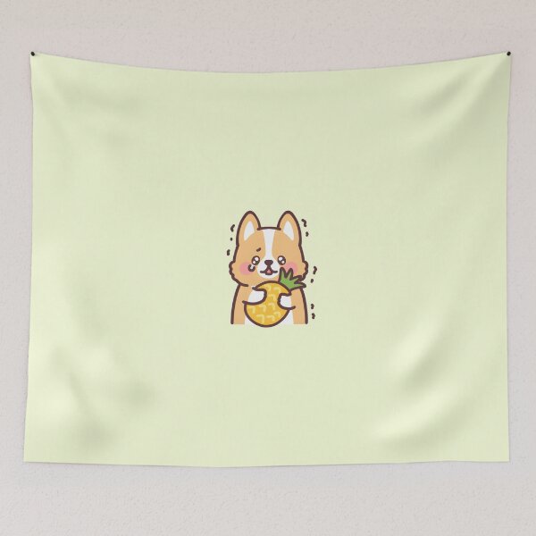 Item preview, Pineapple - Fruit corgi designed and sold by Kappadog.