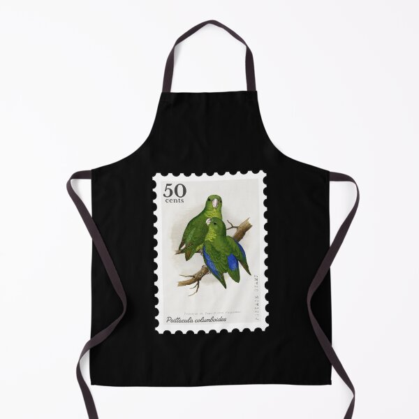 Item preview, Passerine or Blue-winged Parrakeet (Psittacula columboides) Stamp designed and sold by RabbitK.