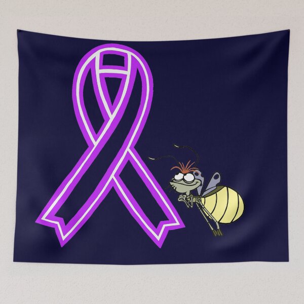 Item preview,  Firefly gazing at Awareness Ribbon (Purple) designed and sold by CaitlynConnor.
