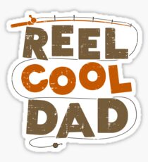 Reel Cool Dad Gift Sticker