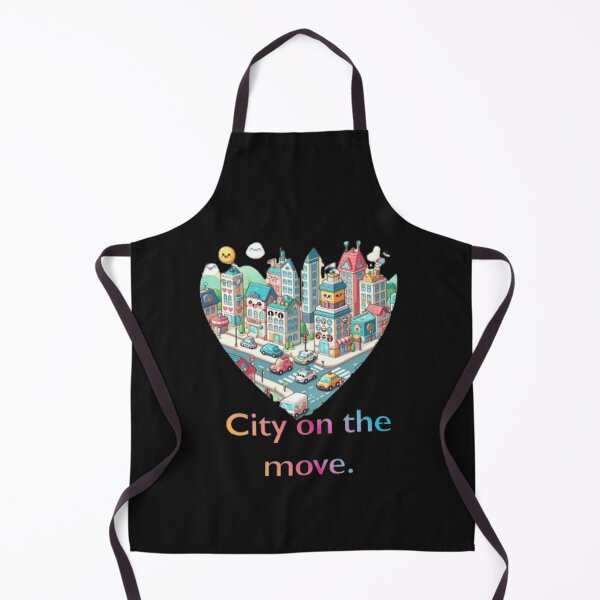 Item preview, Heart-shaped metropolitan city designed and sold by karina360.