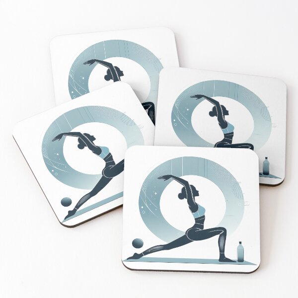Item preview, Mindful Silhouette Yoga designed and sold by AstridOfficial.