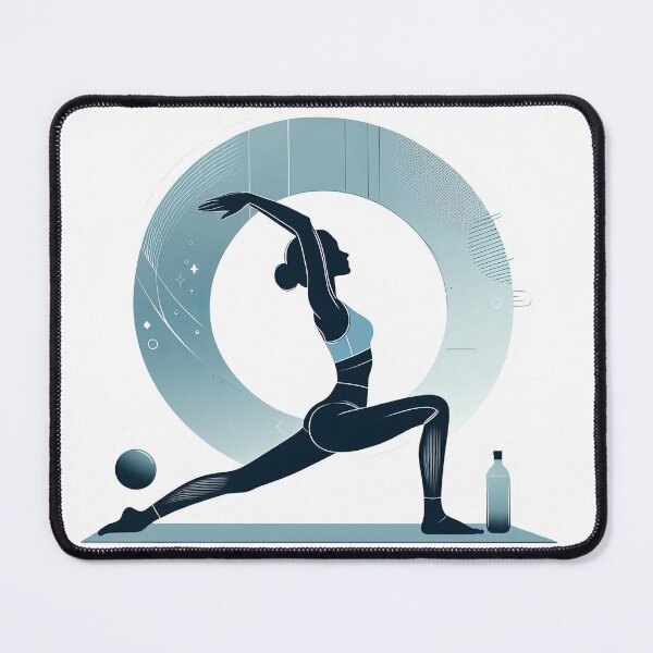 Item preview, Mindful Silhouette Yoga designed and sold by AstridOfficial.