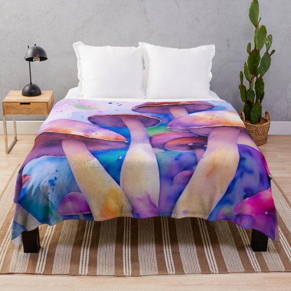 Item preview, Step into a world of whimsy with our delightful watercolor mushroom art!  designed and sold by Travelslightly.