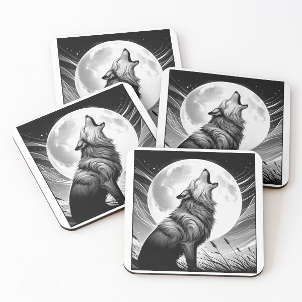 Item preview, Howling Lone Wolf and Prairie Moon designed and sold by DsTeesApparel.