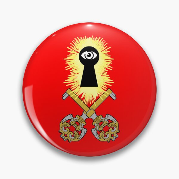Item preview, Crossed Keys Jolly Roger (Red) designed and sold by MurpheusTech.