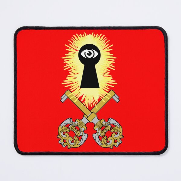 Item preview, Crossed Keys Jolly Roger (Red) designed and sold by MurpheusTech.