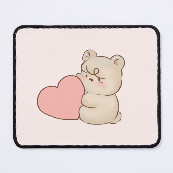 Item preview, Bear with a heart designed and sold by potatoocake.