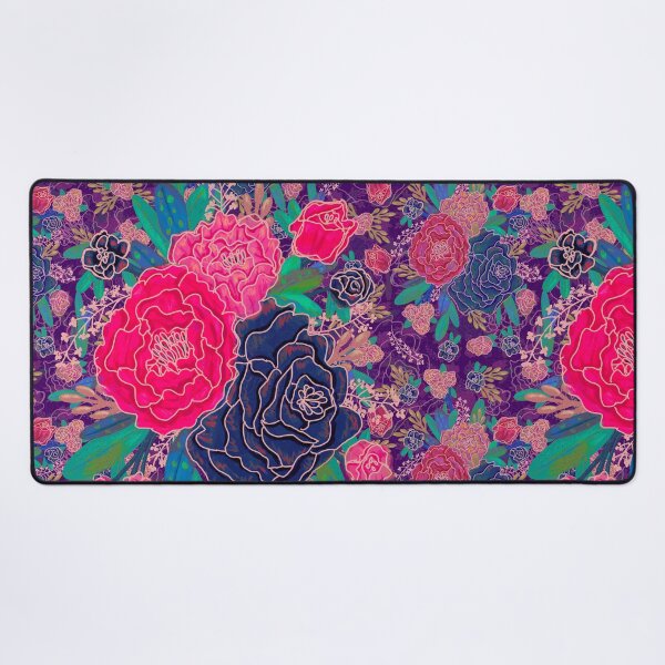Item preview, Pink peonies and a blue rose. designed and sold by AmberAzbell.